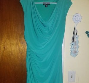 Ronni Nicole green dress
